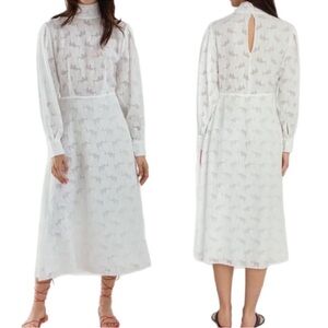 & Other Stories Turtleneck Jacquard Dress NWT